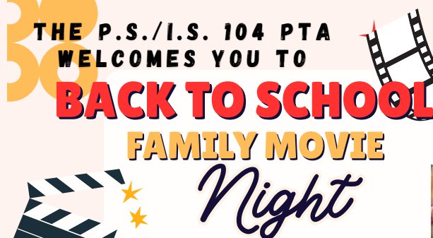 Photo of Back to School Family Movie Night Flyer